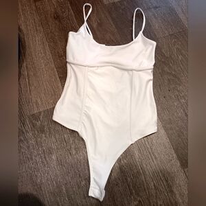21 Saints Elegant White Bodysuit for Women Size S